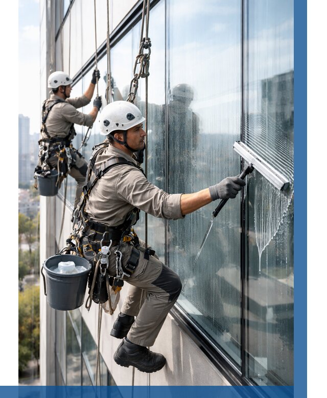 Мойка окон альпинистами в Чапаевске от 4597 р. | ВЫСОТНИК-Чпв