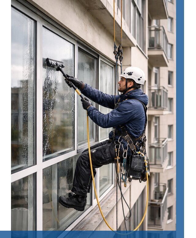 Мойка балконного остекления в Чапаевске от 3575 р. | ВЫСОТНИК-Чпв