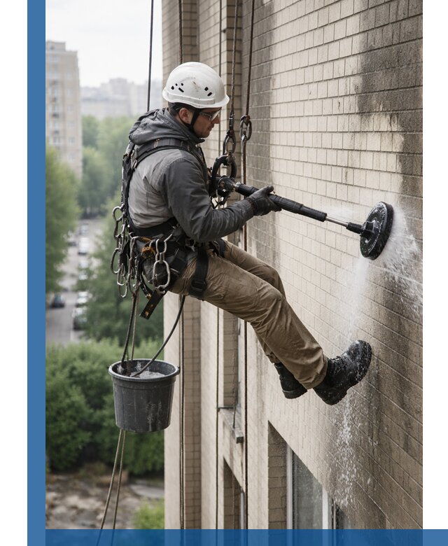 Очистка фасада от копоти в Чапаевске профессионально и безопасно