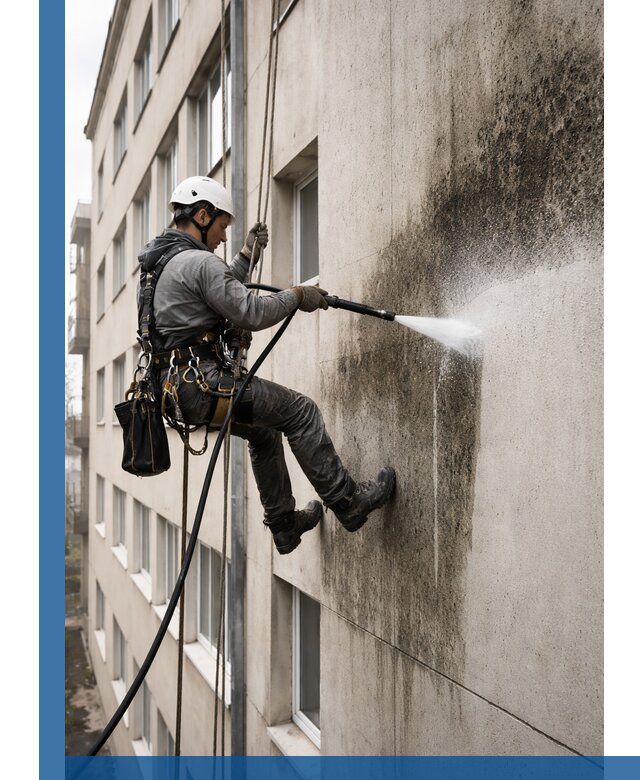 Профессиональная очистка фасадов от плесени в Чапаевске