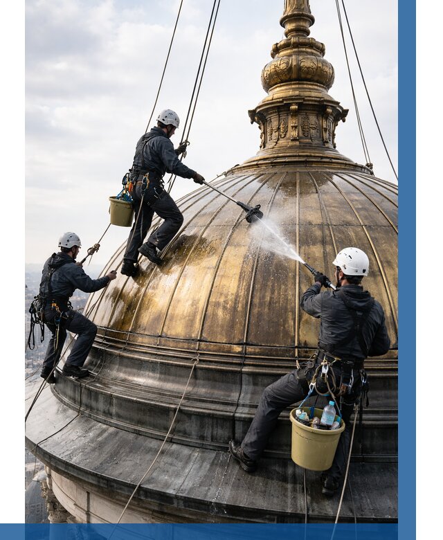 Мойка куполов и шпилей в Чапаевске от 8172 р. - заказать | ВЫСОТНИК-Чпв
