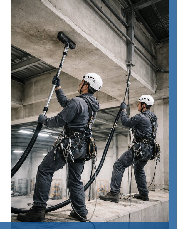 Обеспыливание потолочных конструкций в Чапаевске от 255 р. |ВЫСОТНИК-Чпв