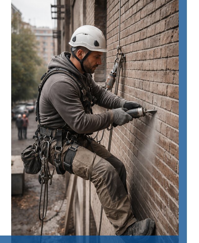 Расшивка кирпичных швов в Чапаевске от 613 р. | ВЫСОТНИК-Чпв