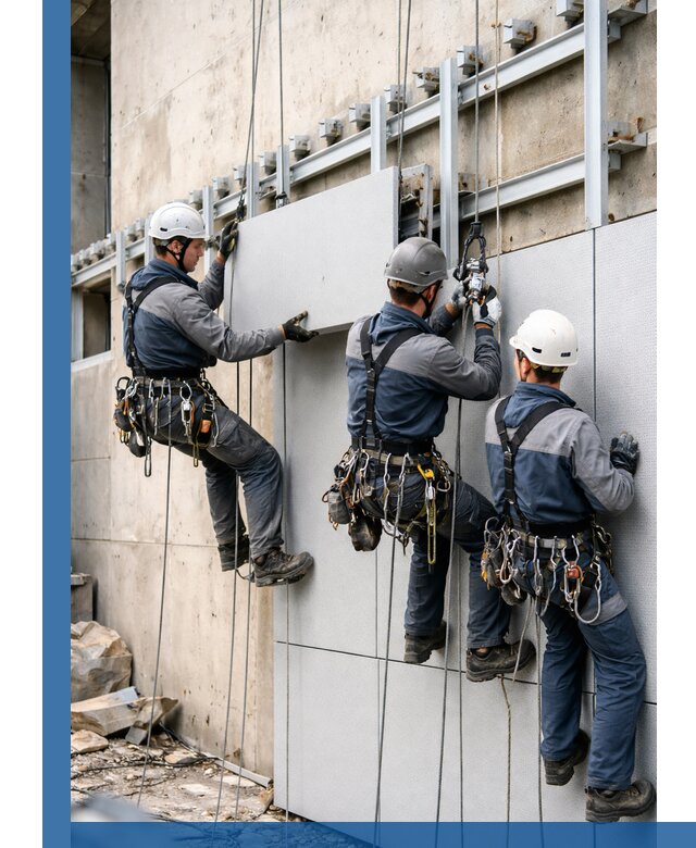 Монтаж вентилируемого фасада в Чапаевске под ключ с гарантией качества