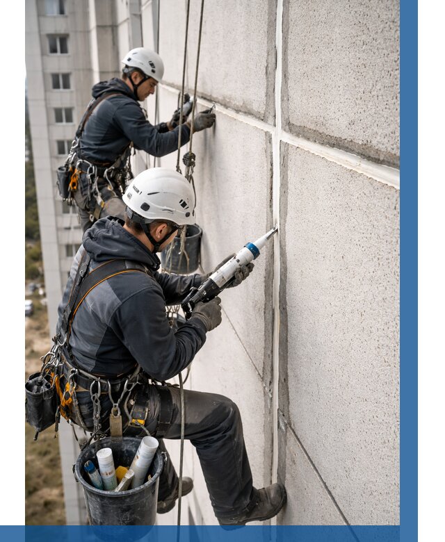 Герметизация межпанельных швов в Чапаевске от 715 р. | ВЫСОТНИК-Чпв