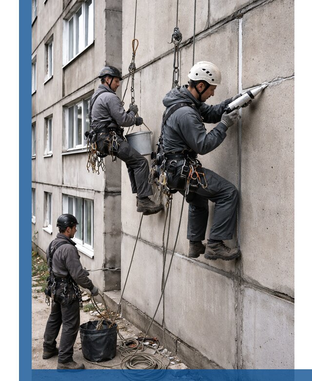 Герметизация межпанельных швов в Чапаевске с гарантией герметичности
