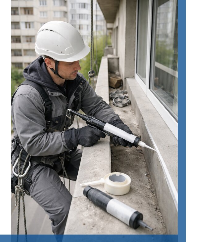 Герметизация швов лоджии в Чапаевске от 4597 р. | ВЫСОТНИК-Чпв