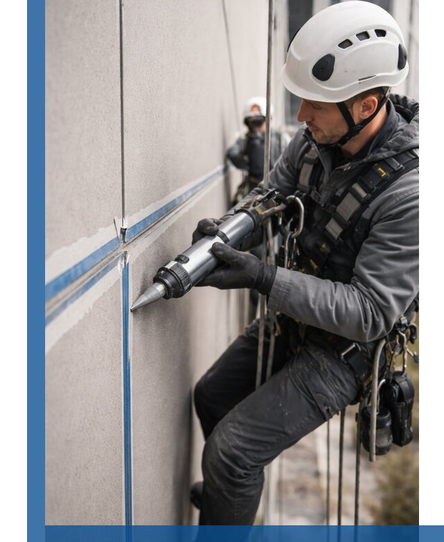 Герметизация стыков фасадных панелей в Чапаевске качественно и быстро