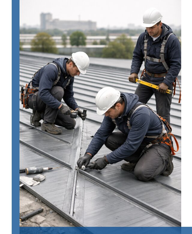 Ремонт фальцевой кровли в Чапаевске срочно и качественно