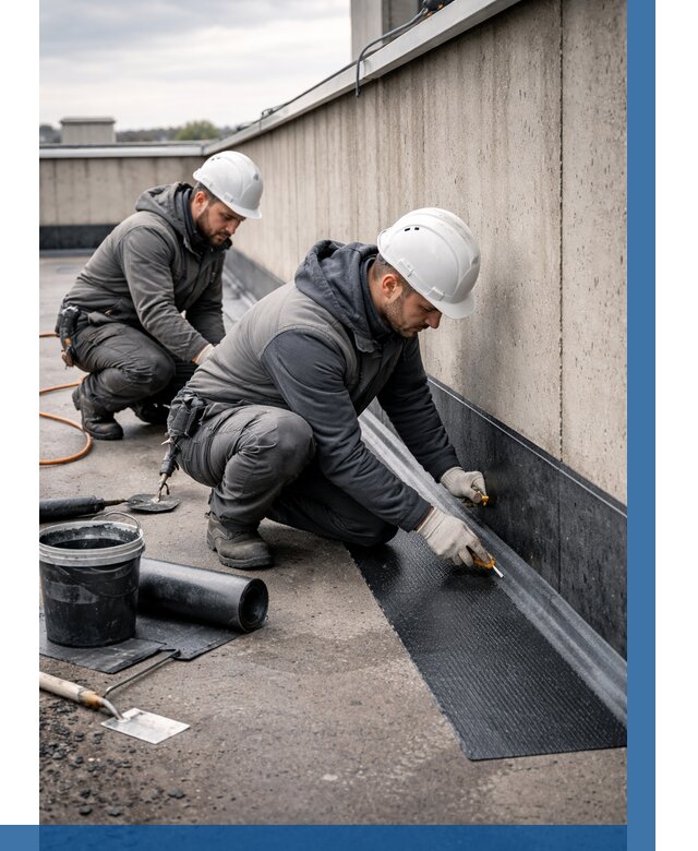 Гидроизоляция примыканий на кровле в Чапаевске от 919 р. | ВЫСОТНИК-Чпв