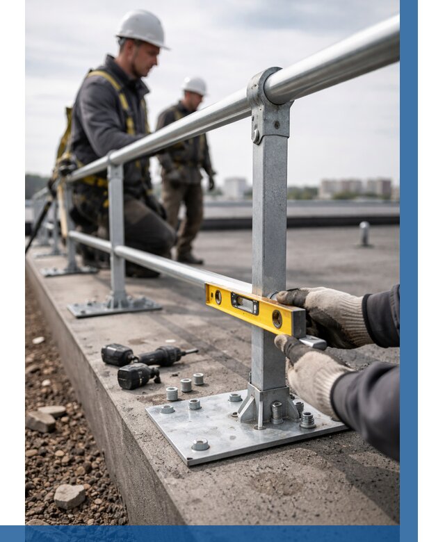 Монтаж кровельного ограждения в Чапаевске от 1226 р. | ВЫСОТНИК-Чпв