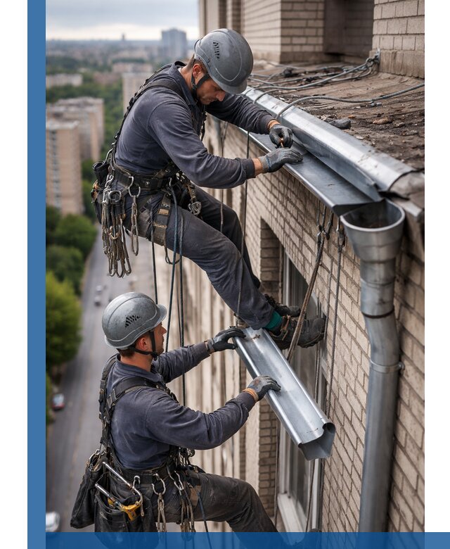 Ремонт водосточных желобов в Чапаевске, быстро и качественно