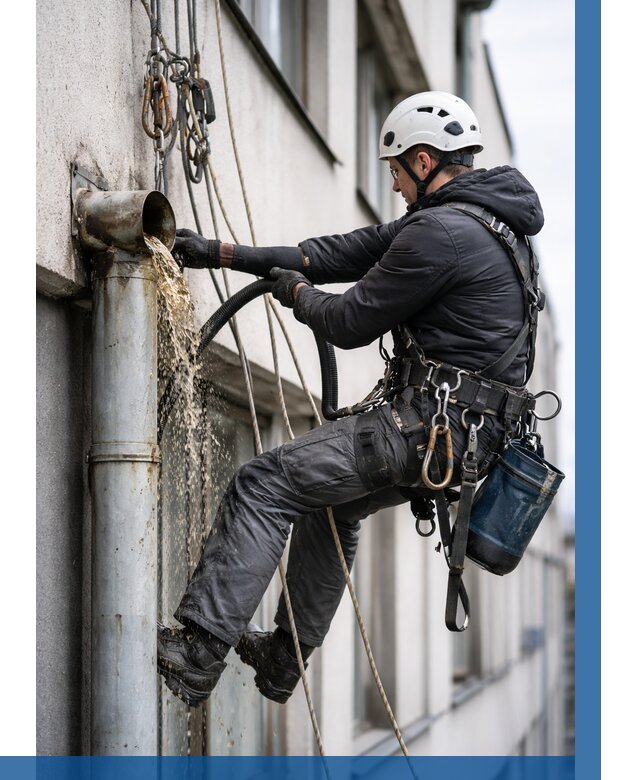 Прочистка водосточных труб в Чапаевске от 3575 р. | ВЫСОТНИК-Чпв