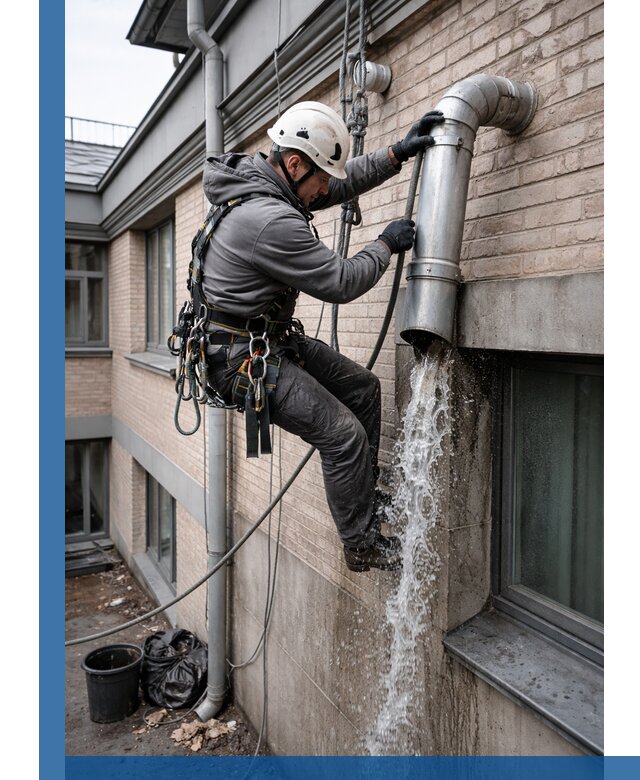 Профессиональная прочистка водосточных труб в Чапаевске с гарантией