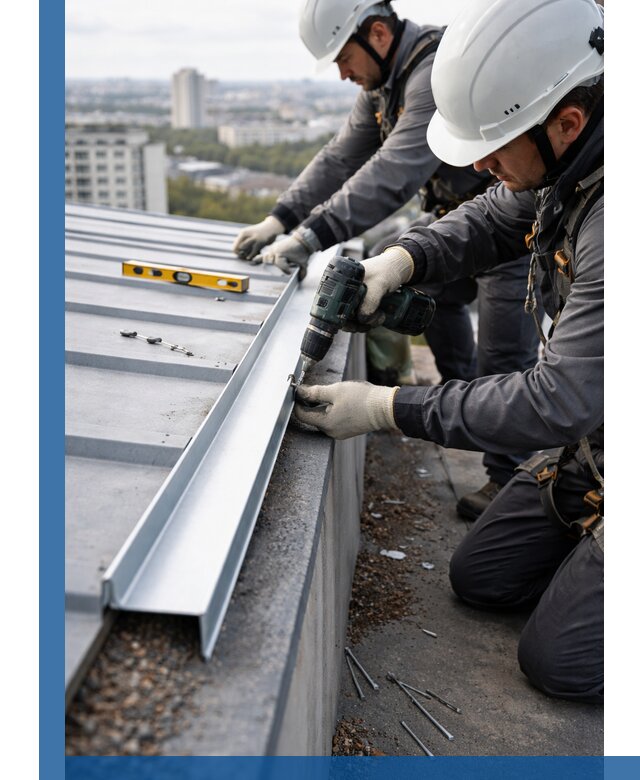 Монтаж капельника на кровле в Чапаевске с гарантией качества