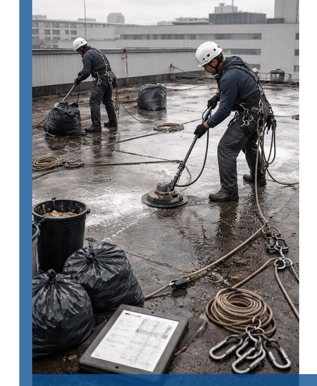 Плановая очистка кровли по графику в Чапаевске для безопасности