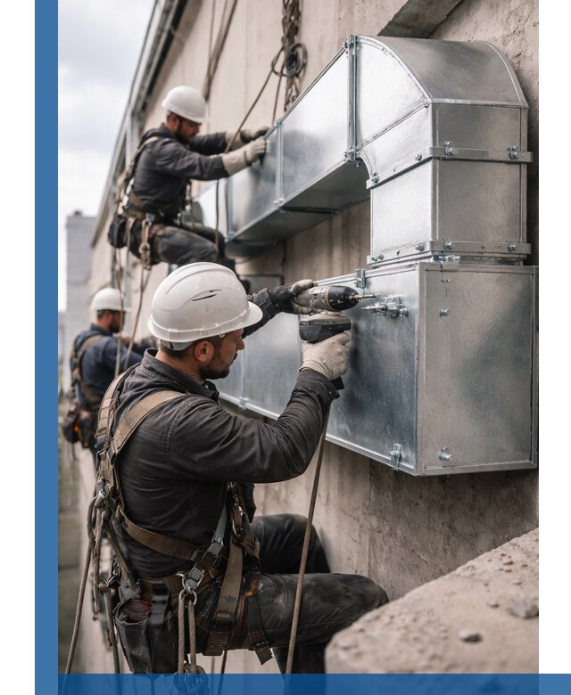 Профессиональный монтаж вентиляционных коробов в Чапаевске под ключ