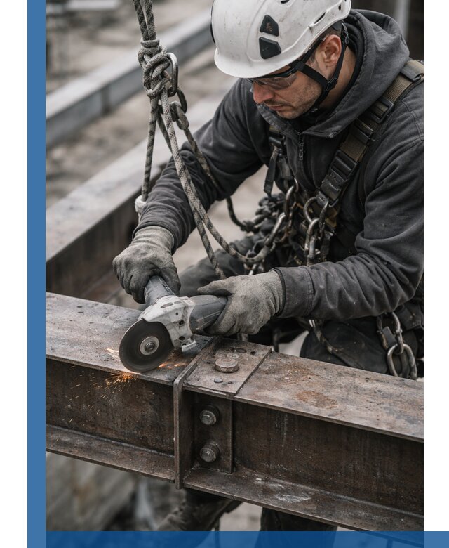 Резка металла на высоте в Чапаевске для зданий и конструкций