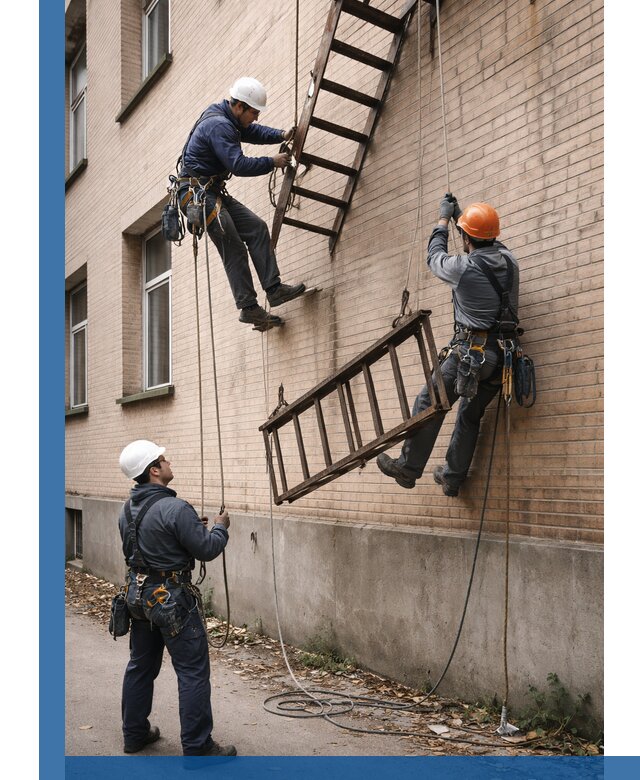 Демонтаж пожарной лестницы в Чапаевске быстро и безопасно