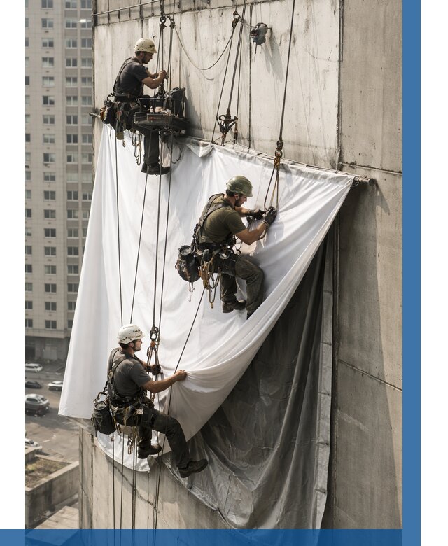 Замена баннерного полотна в Чапаевске от 6640 р. | ВЫСОТНИК-Чпв—заказать
