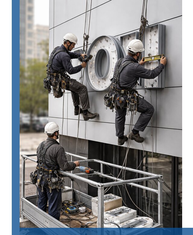 Профессиональный монтаж световых букв в Чапаевске под ключ