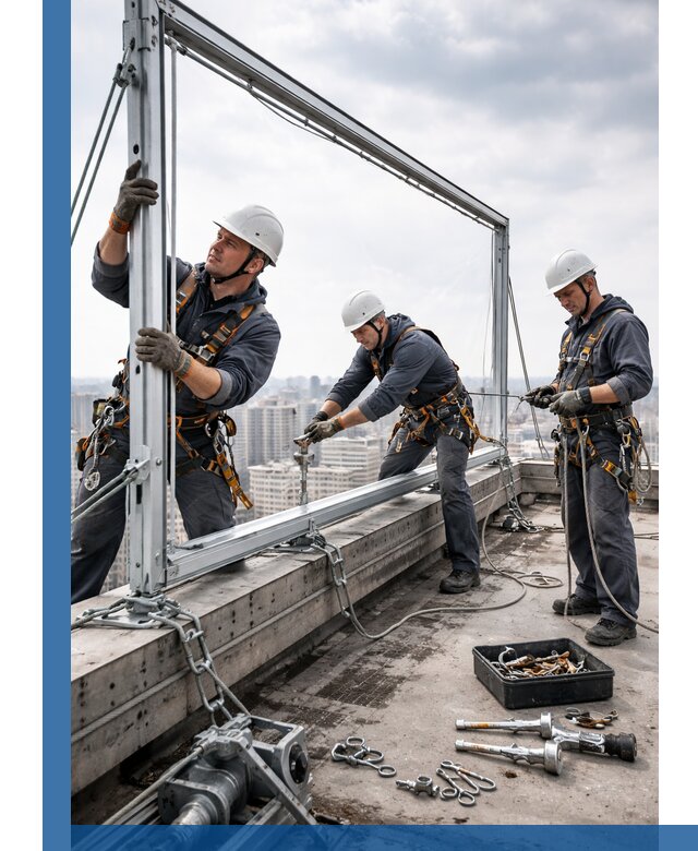 Монтаж крышных рекламных конструкций под ключ в Чапаевске