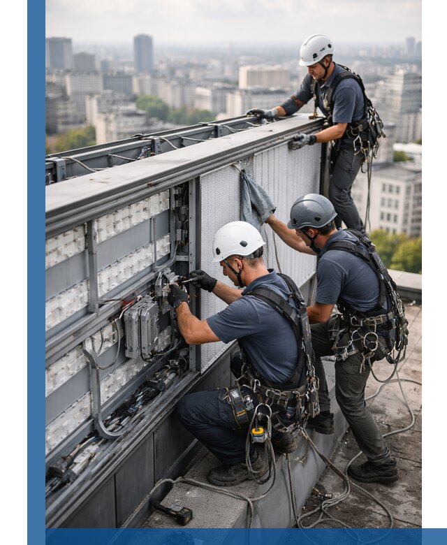 Профессиональное обслуживание крышной рекламы в Чапаевске под ключ