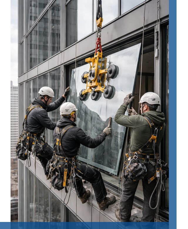 Фасадное остекление зданий под ключ в Чапаевске от 10215 р. | ВЫСОТНИК-Чпв