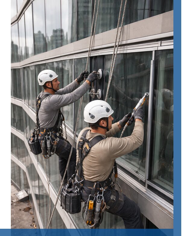 Радиусное остекление фасада в Чапаевске от 12258 р. | ВЫСОТНИК-Чпв