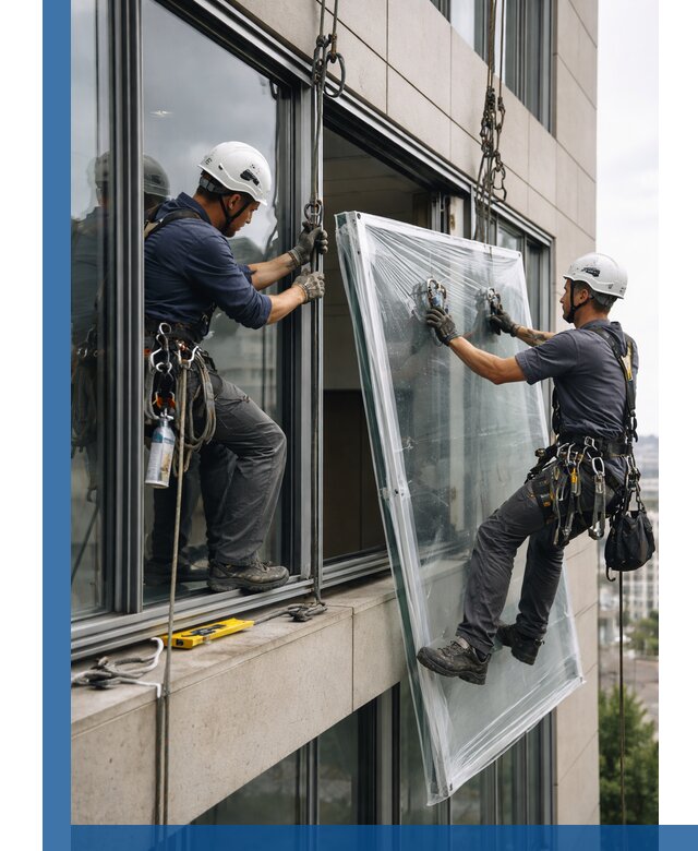 Профессиональная замена стекла в витраже в Чапаевске с гарантией