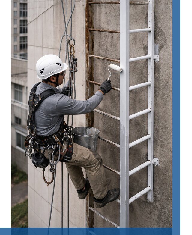 Покраска пожарных лестниц в Чапаевске от 4597 р. | ВЫСОТНИК-Чпв