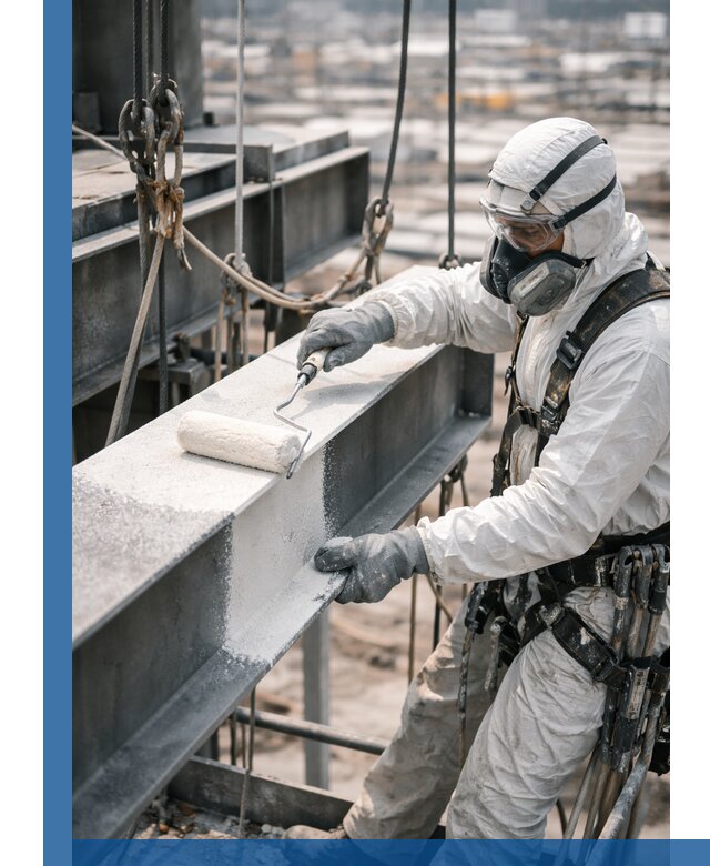 Профессиональная огнезащитная обработка металлоконструкций в Чапаевске