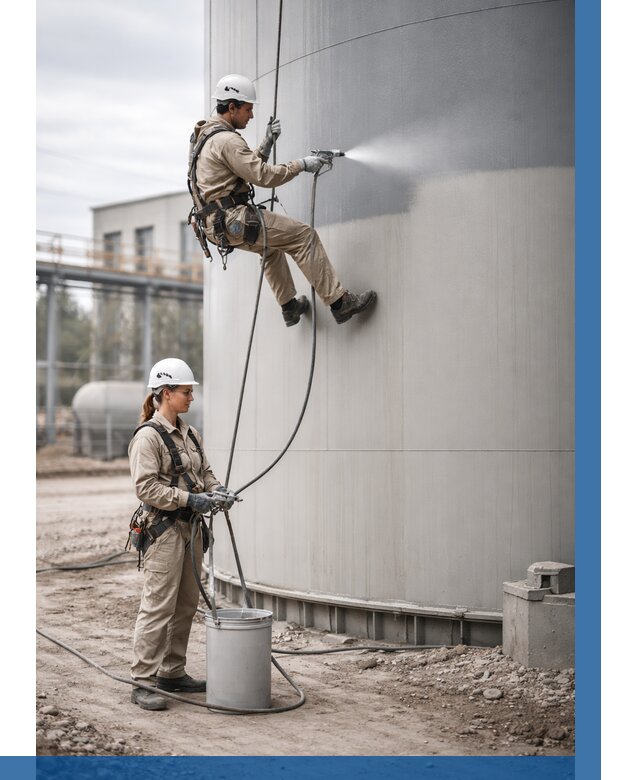 Покраска резервуаров в Чапаевске от 1226 р. | ВЫСОТНИК-Чпв — заказать