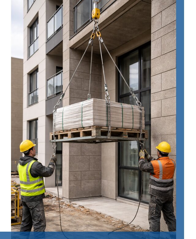 Подъем керамогранита на этаж в Чапаевске от 3575 р. | ВЫСОТНИК-Чпв