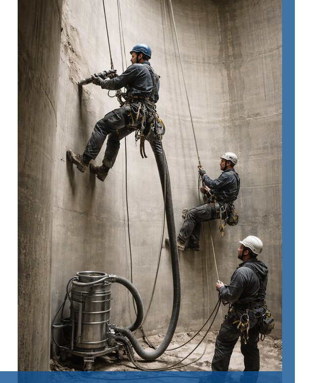 Зачистка силосов в Чапаевске от 4597 р. Договор и смета ВЫСОТНИК-Чпв