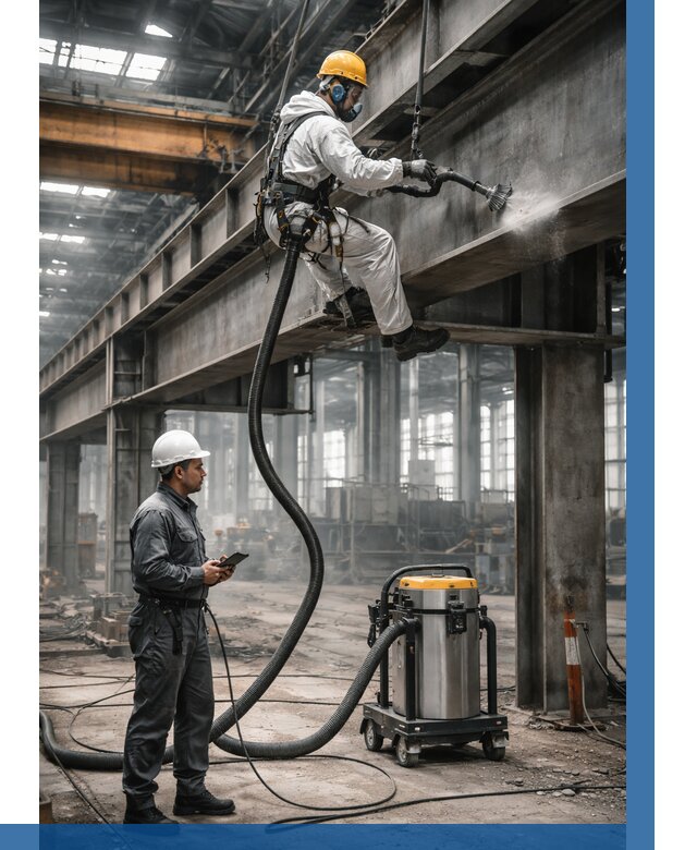 Обеспыливание конструкций в цехе в Чапаевске от 4290 р. | ВЫСОТНИК-Чпв