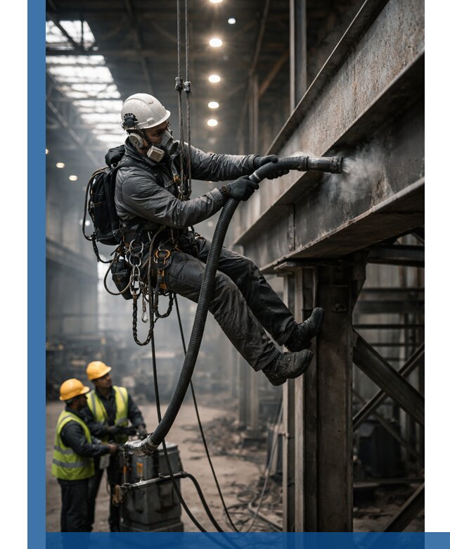 Обеспыливание конструкций в цехах промышленного производства в Чапаевске