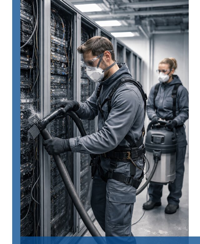 Обеспыливание серверной комнаты в Чапаевске, профессиональная очистка