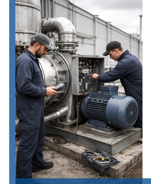 Техническое обслуживание промышленного оборудования в Чапаевске