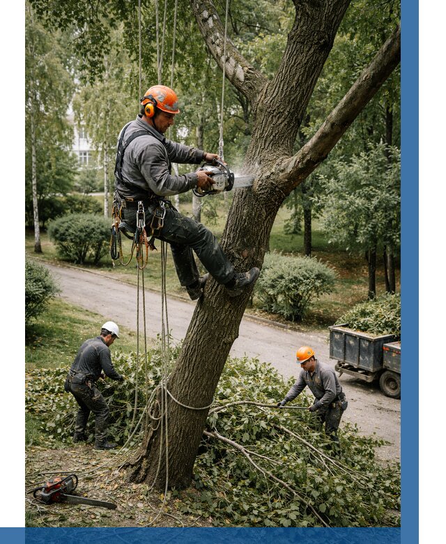 Кронирование деревьев в Чапаевске от 6640 р. | ВЫСОТНИК-Чпв