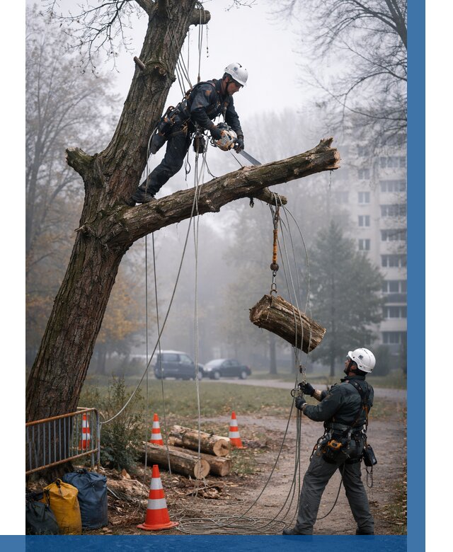 Удаление аварийных деревьев в Чапаевске от 15323 р. | ВЫСОТНИК-Чпв