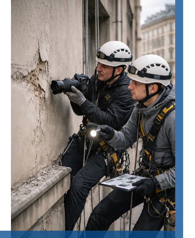 Фотофиксация дефектов фасада в Чапаевске от 4597 р. | ВЫСОТНИК-Чпв