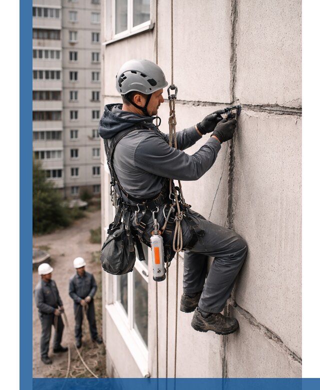Обследование межпанельных швов и герметизация в Чапаевске
