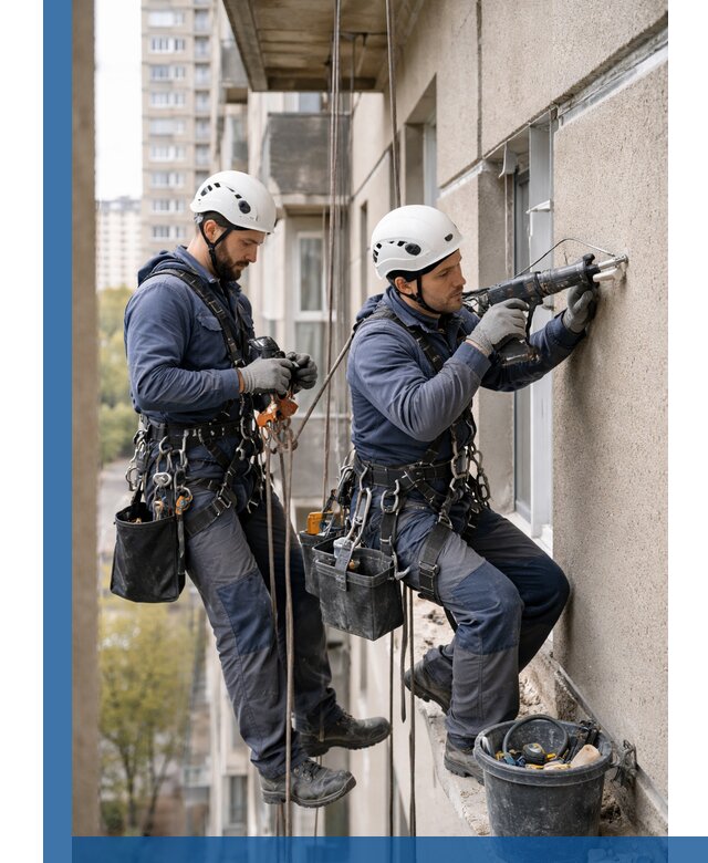 Промышленные альпинисты высотные работы и монтаж в Чапаевске